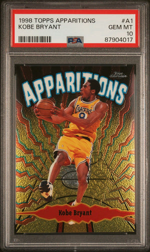 1998 Topps Chrome Kobe Bryant Apparitions #A1 PSA 10 GEM MINT