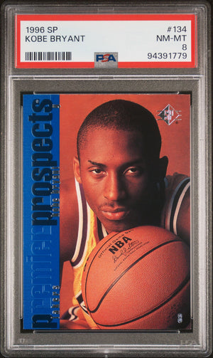 1996 SP Kobe Bryant #134 PSA 8 NM-MT